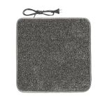 Коврик с подогревом Теплик 100х100 с термоизоляцией Комфорт  темно-серый