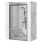 Душевые двери Rea Solar 140 черный матовый