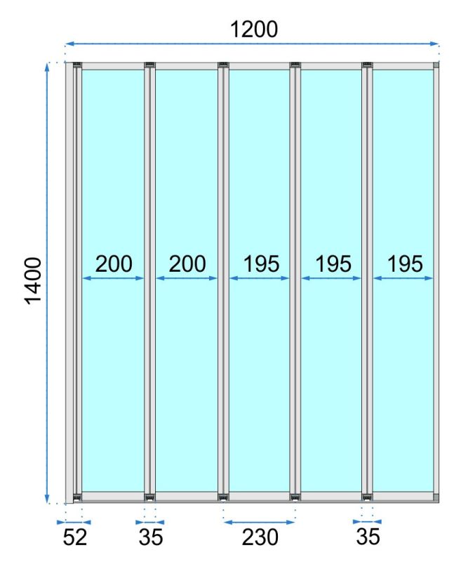 Штора на ванну Rea Idea 120 Rea-W0850