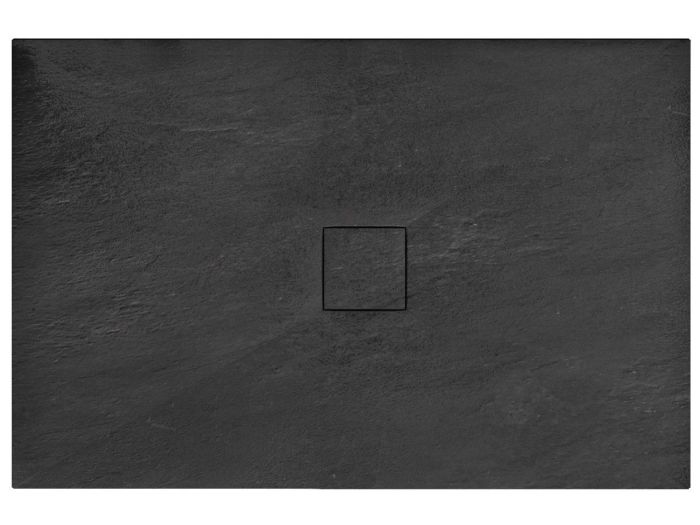 Душевой поддон Rea Stone 80x120,3,5 черный
