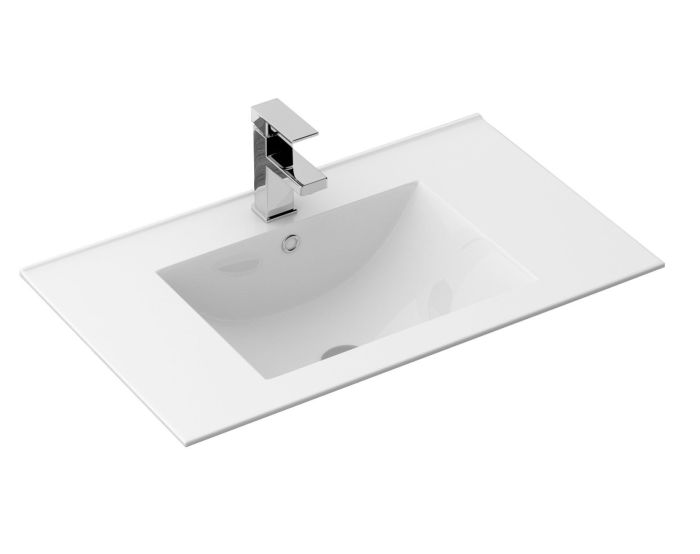 Раковина врезная Rea Dafne 715х465х170 белый