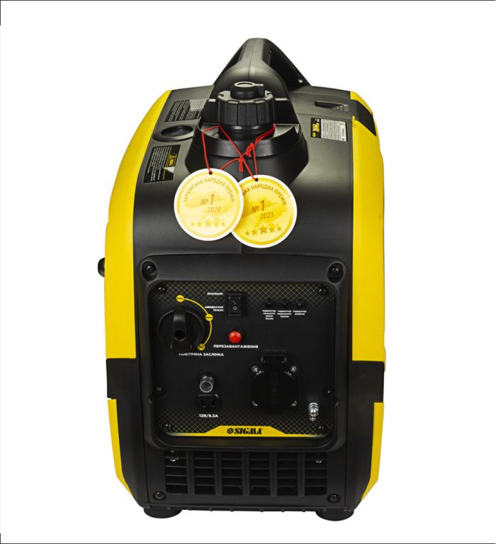 Генератор інверторний бензиновий 2.2/2.5кВт 50дБ 4-х тактний SIGMA (5710631)