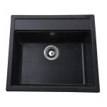 Мойка гранитная Bretta Universal 570х510х190 графит