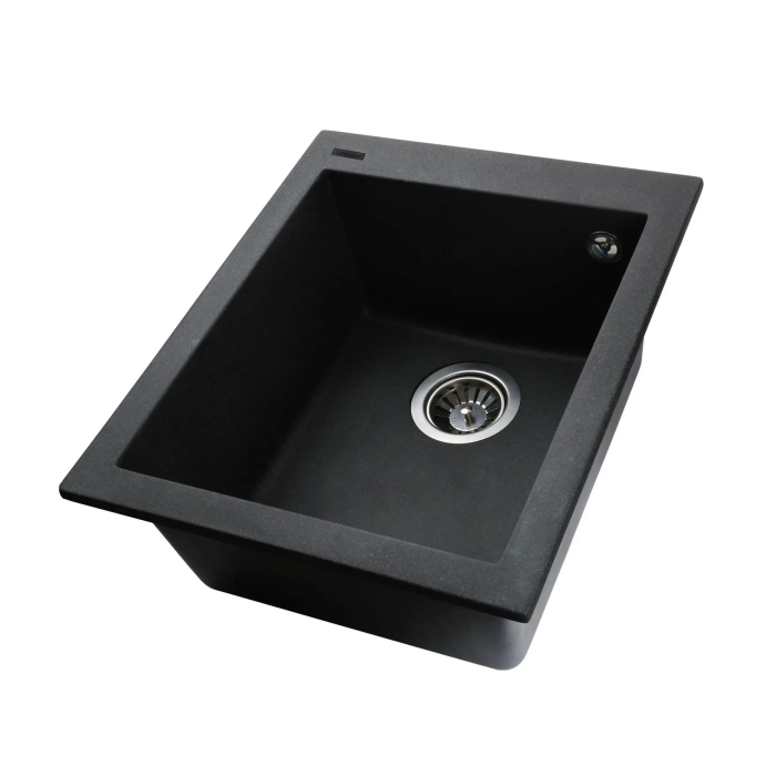 Мойка гранитная Bretta Quadro 500х410х200 графит