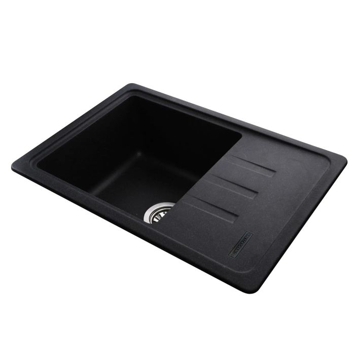 Мойка гранитная Bretta Compact 620х435х200  графит