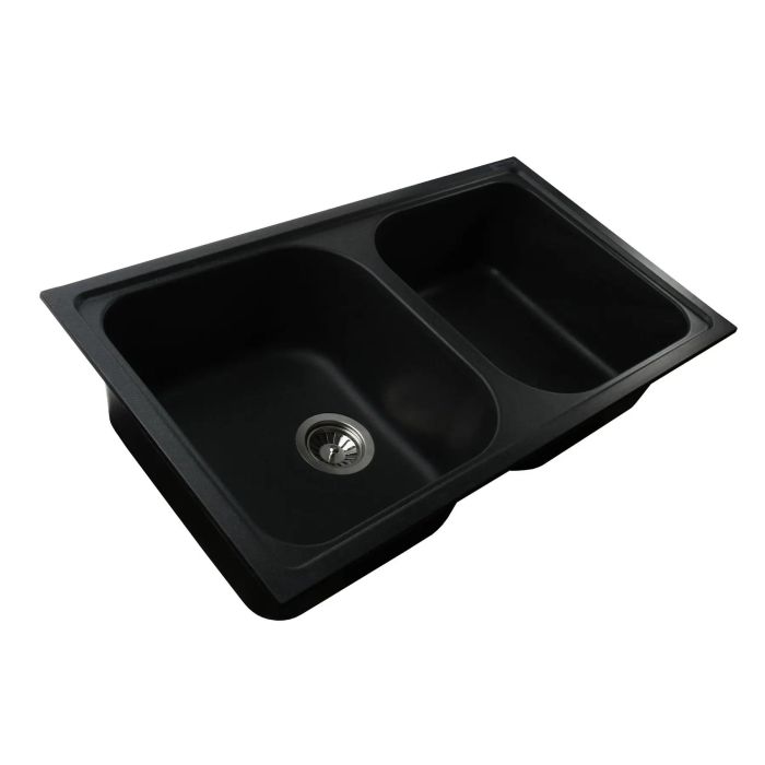 Мойка гранитная Bretta Longrand 860х500х205  графит