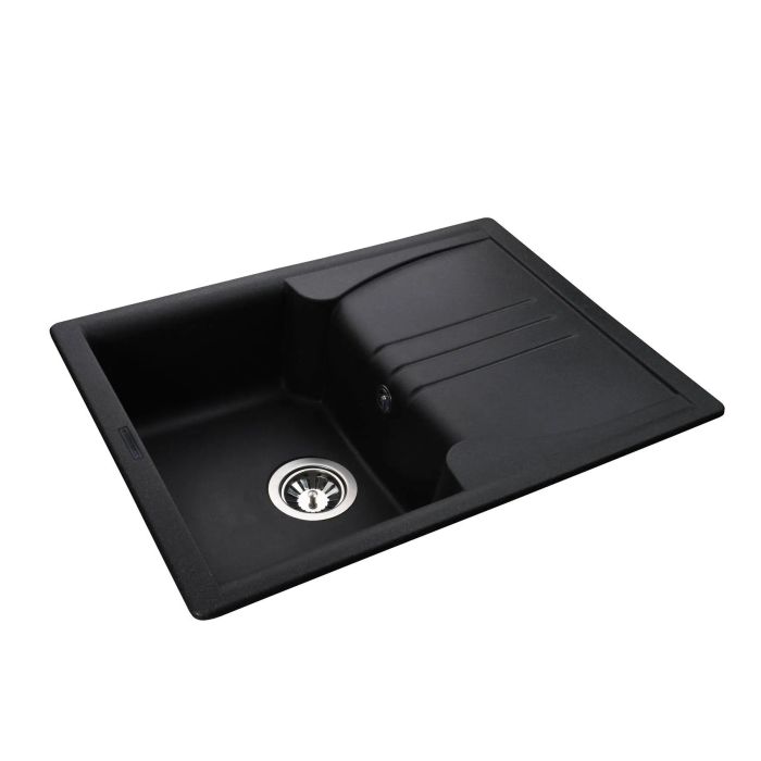 Мойка гранитная Bretta Niapoli 680х500х190 графит