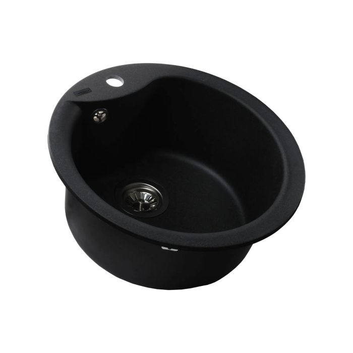 Мойка гранитная Bretta Rondo 485х215 графит