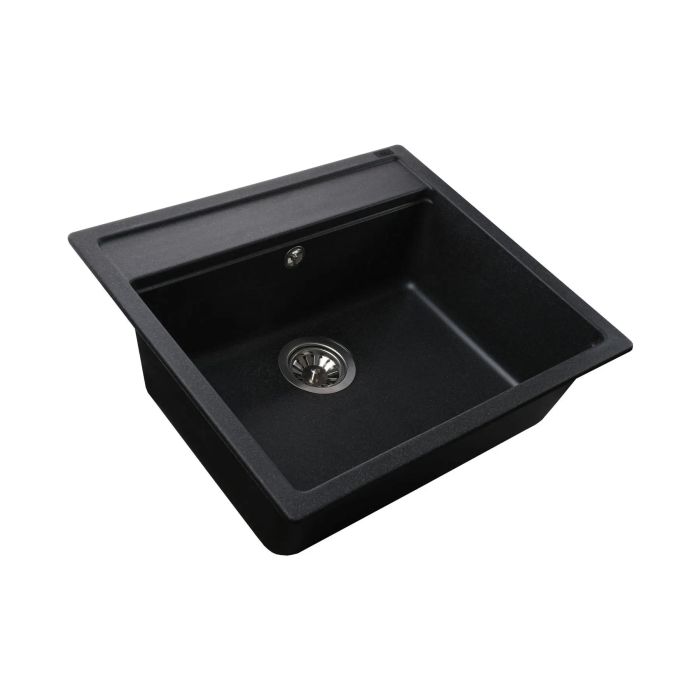 Мойка гранитная Bretta Universal 570х510х190 графит