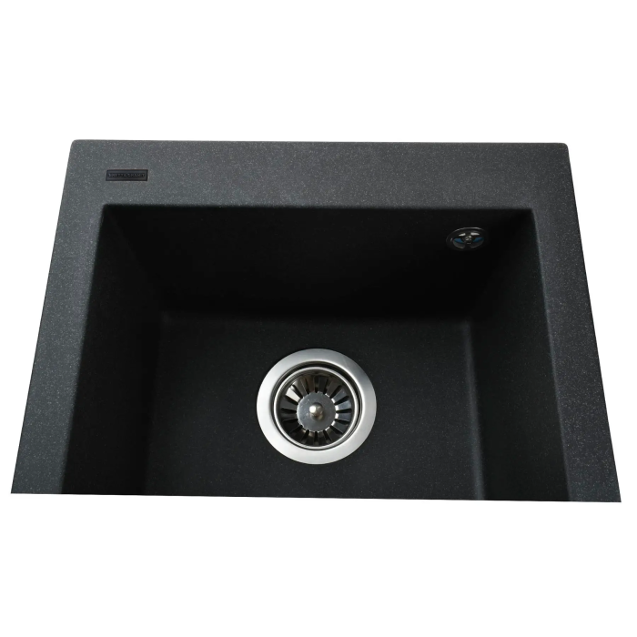 Мойка гранитная Bretta Quadro 500х410х200 графит