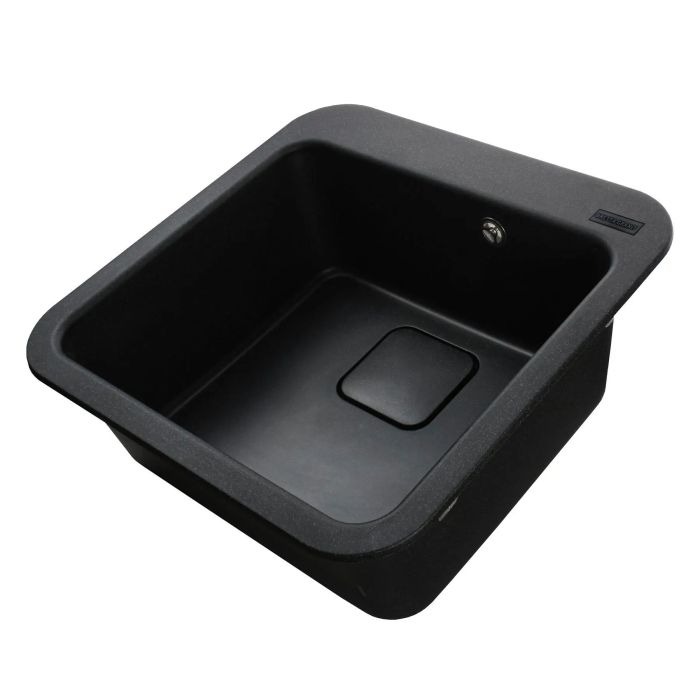 Мойка гранитная Bretta Victoria 510х510х190  графит