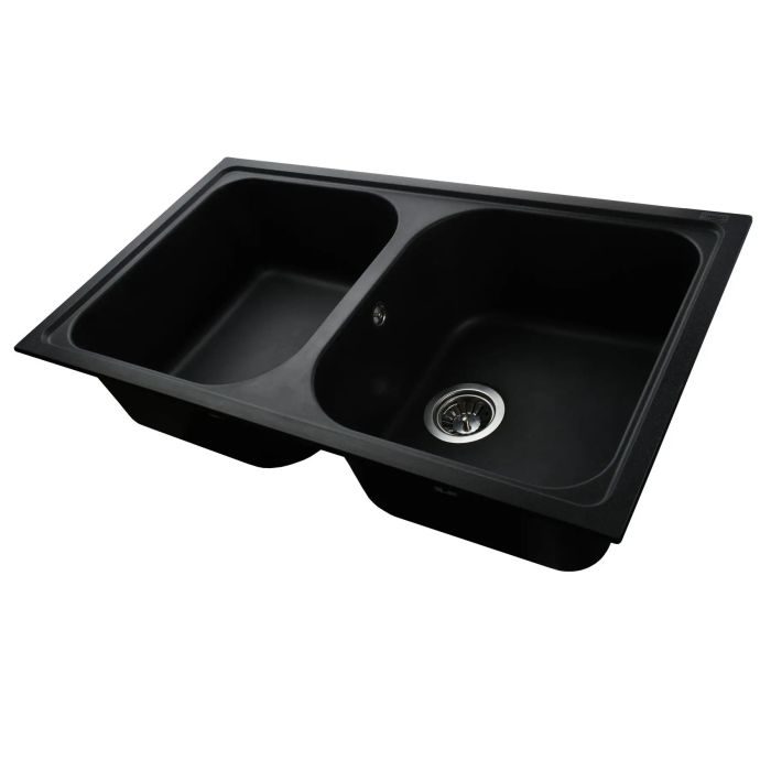 Мойка гранитная Bretta Longrand 860х500х205  графит