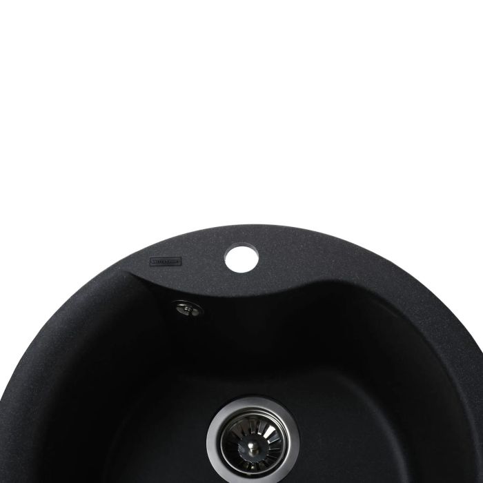 Мойка гранитная Bretta Rondo 485х215 графит
