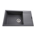 Мийка гранітна  Bretta Corum 780х500х200  сірий металік