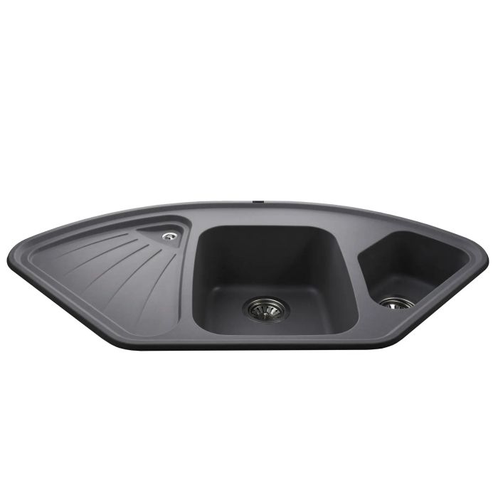 Мойка гранитная Bretta Alweus 1060х575х190  серый металлик