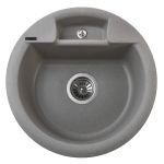 Мийка гранітна  Bretta Alaska 480х190  сірий камінь