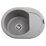 Мойка гранитная Bretta Round 600х470х220  серый камень