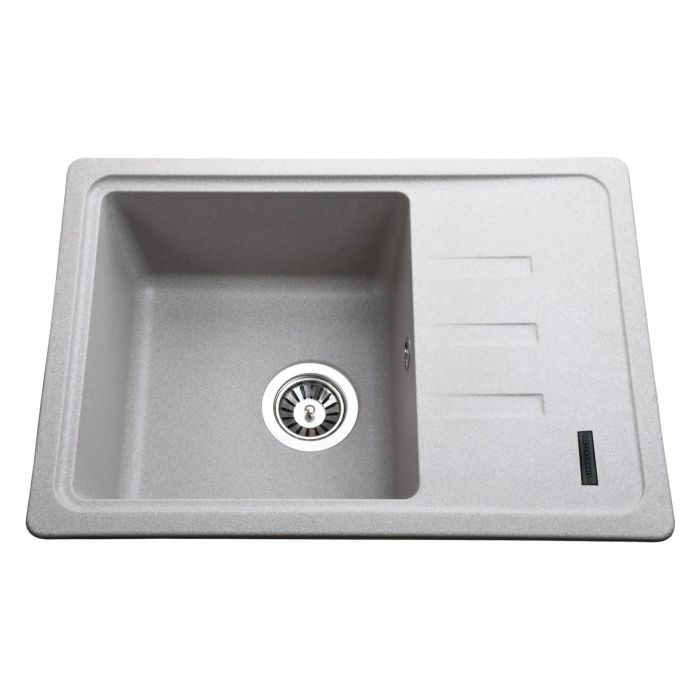 Мойка гранитная Bretta Compact 620х435х200  серый камень