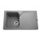 Мийка гранітна  Bretta Teca 860х500х190  сірий камінь