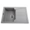Мойка гранитная Bretta Niapoli 680х500х190 серый камень