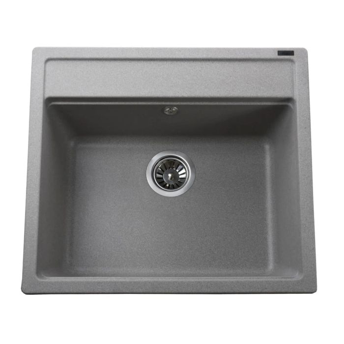 Мойка гранитная Bretta Universal 570х510х190 серый камень