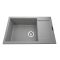 Мийка гранітна  Bretta Corum 780х500х200  сірий камінь