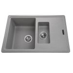 Мийка гранітна  Bretta Bretta 780х500х190  сірий камінь