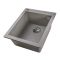 Мийка гранітна  Bretta Quadro 500х410х200 сірий камінь