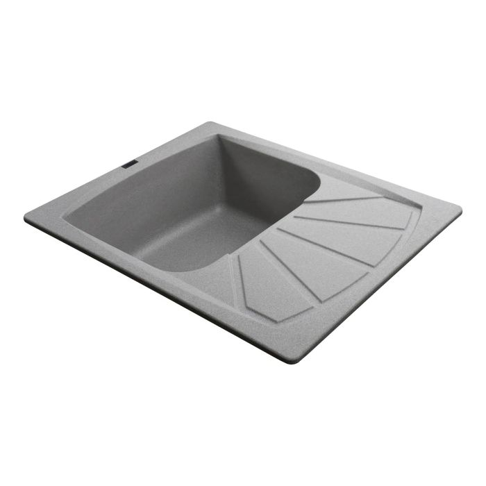Мойка гранитная Bretta Tera 610х500х204  серый камень