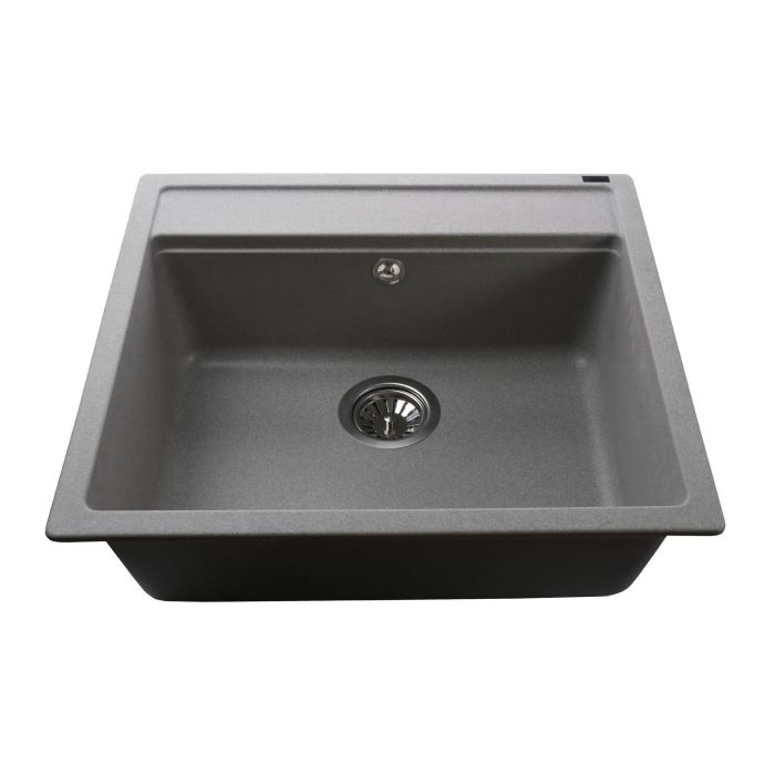 Мойка гранитная Bretta Universal 570х510х190 серый камень