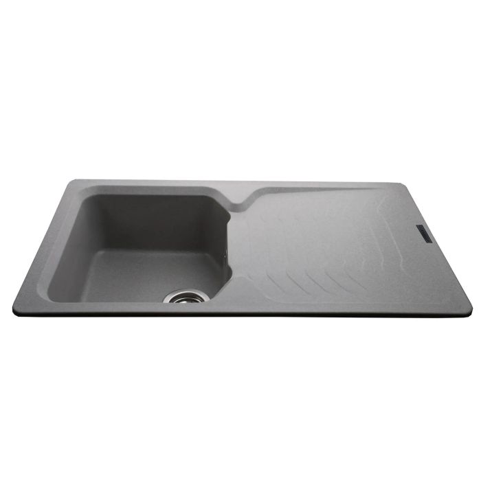 Мойка гранитная Bretta Teca 860х500х190  серый камень