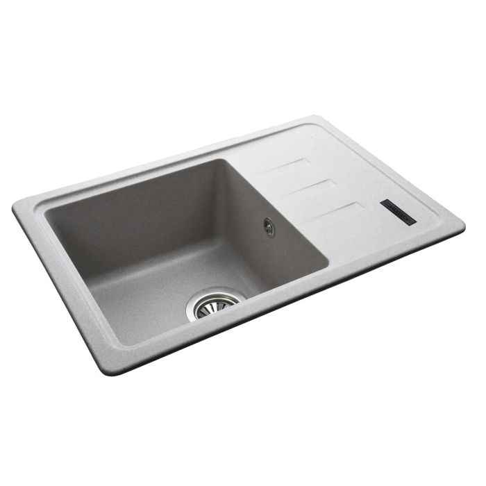 Мойка гранитная Bretta Compact 620х435х200  серый камень