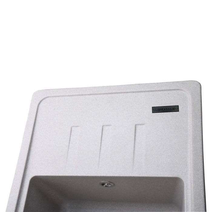 Мойка гранитная Bretta Compact 620х435х200  серый камень