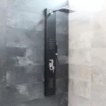 Гидромассажная панель Dusel DU2013B-00 Black Matt из нержавеющей стали