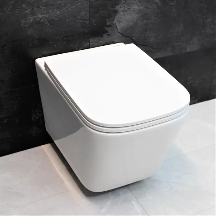 Унитаз подвесной Dusel Ivia DWHT10210330R с сиденьем Soft Close дюропласт