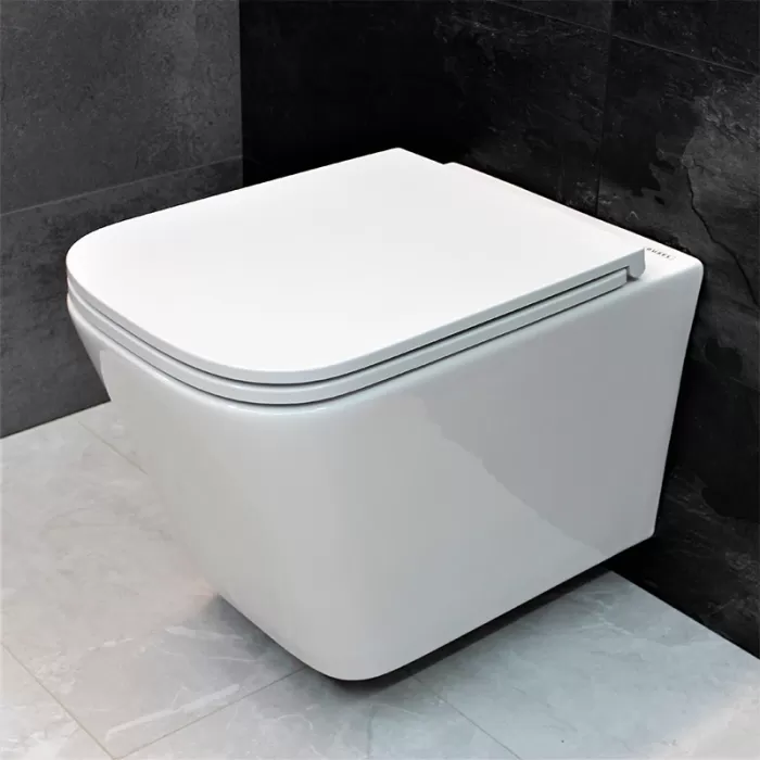 Унитаз подвесной Dusel Ivia DWHT10210330R с сиденьем Soft Close дюропласт