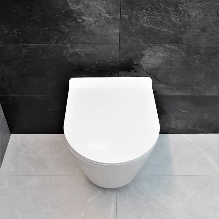 Унитаз подвесной Dusel Arez DWHT10210230R с сиденьем Soft Close дюропласт