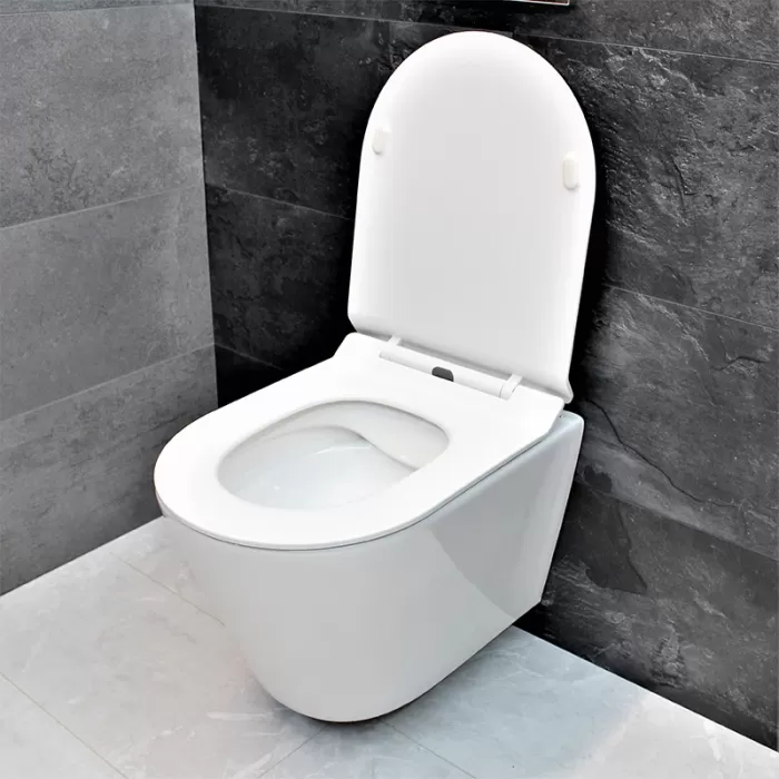 Унитаз подвесной Dusel Arez DWHT10210230R с сиденьем Soft Close дюропласт