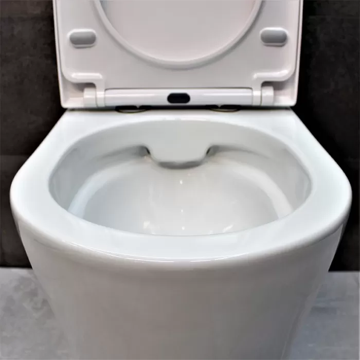 Унітаз-компакт Dusel Marseille DTPT10212730R з бачком і сидінням Soft Close дюропласт