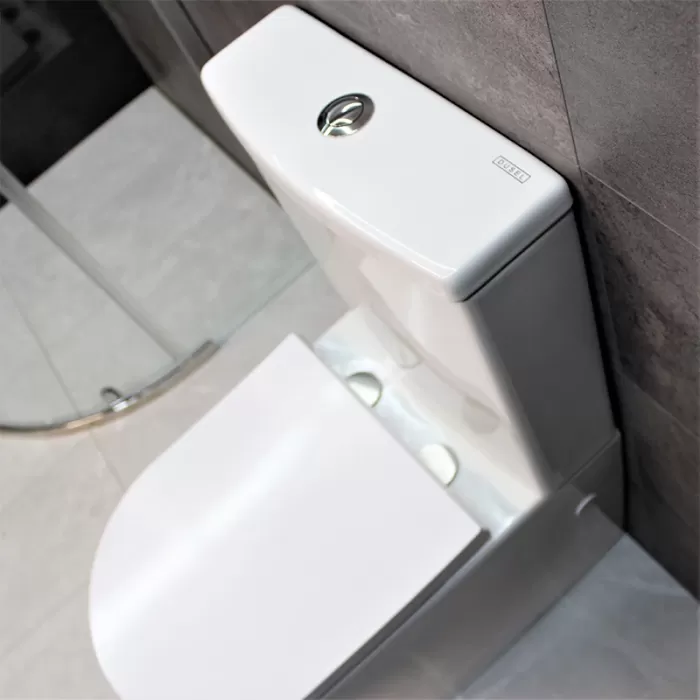 Унітаз-компакт Dusel Marseille DTPT10212730R з бачком і сидінням Soft Close дюропласт