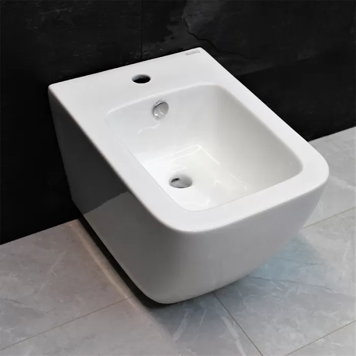 Биде подвесное Dusel Cubis 10201030В