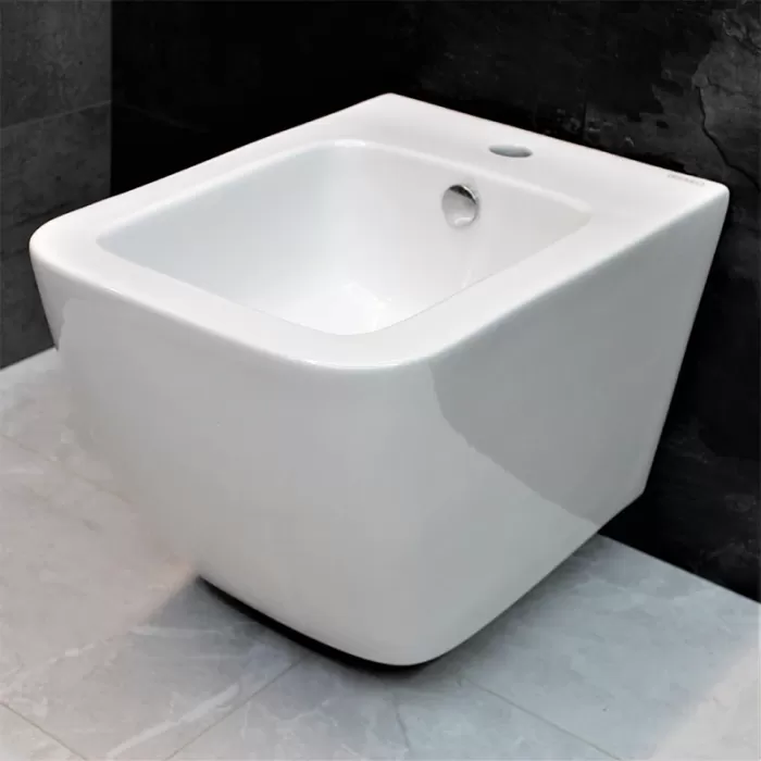 Биде подвесное Dusel Cubis 10201030В