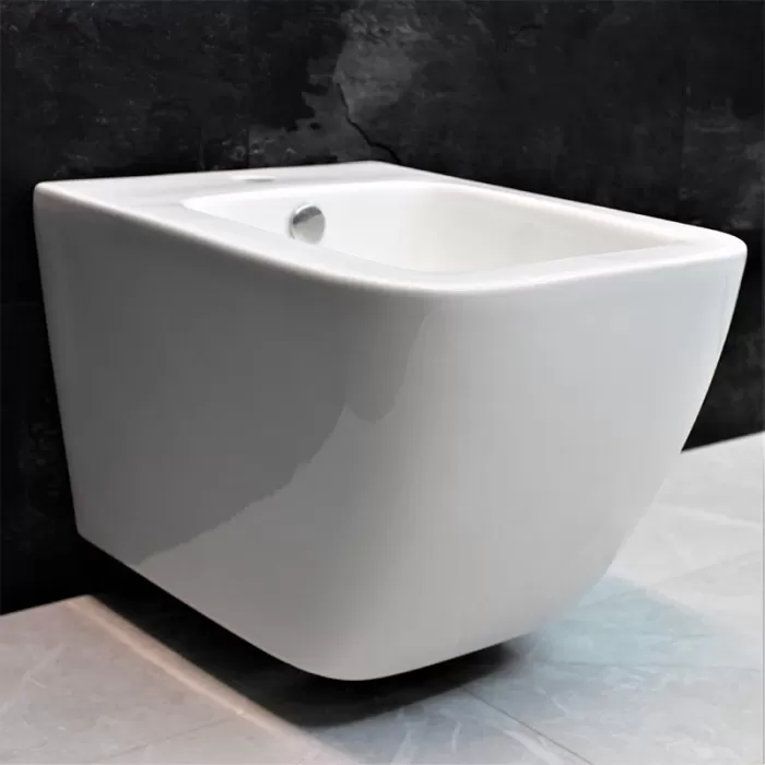 Биде подвесное Dusel Cubis 10201030В