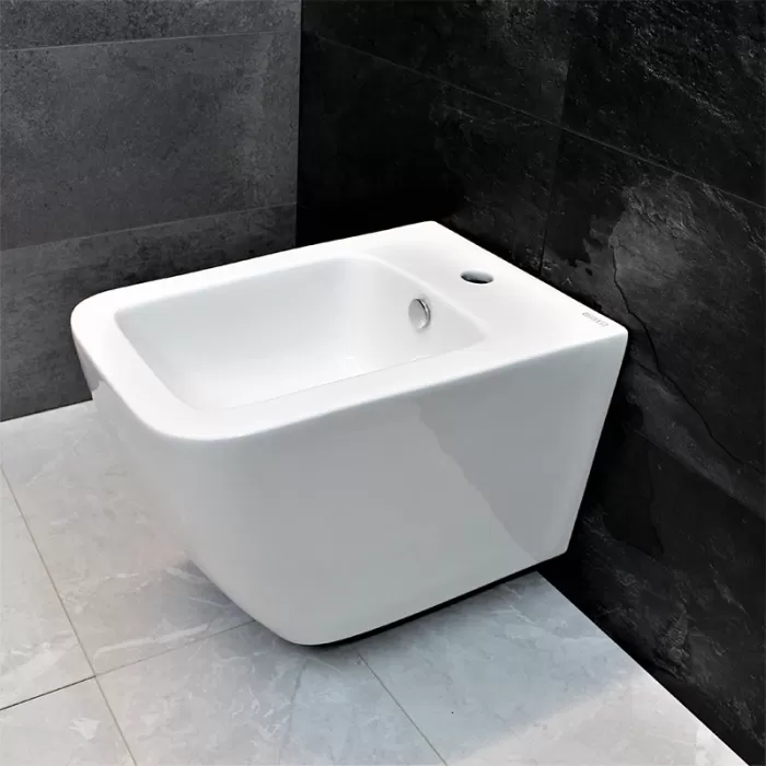Биде подвесное Dusel Cubis 10201030В