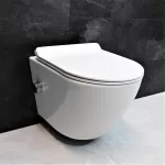 Унитаз-биде подвесной Dusel Levita Mix DWHT10201130М со смесителем и сиденьем Slim Soft-Close