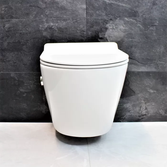 Унитаз-биде подвесной Dusel Levita Mix DWHT10201130М со смесителем и сиденьем Slim Soft-Close
