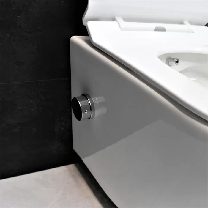 Унитаз-биде подвесной Dusel Levita Mix DWHT10201130М со смесителем и сиденьем Slim Soft-Close