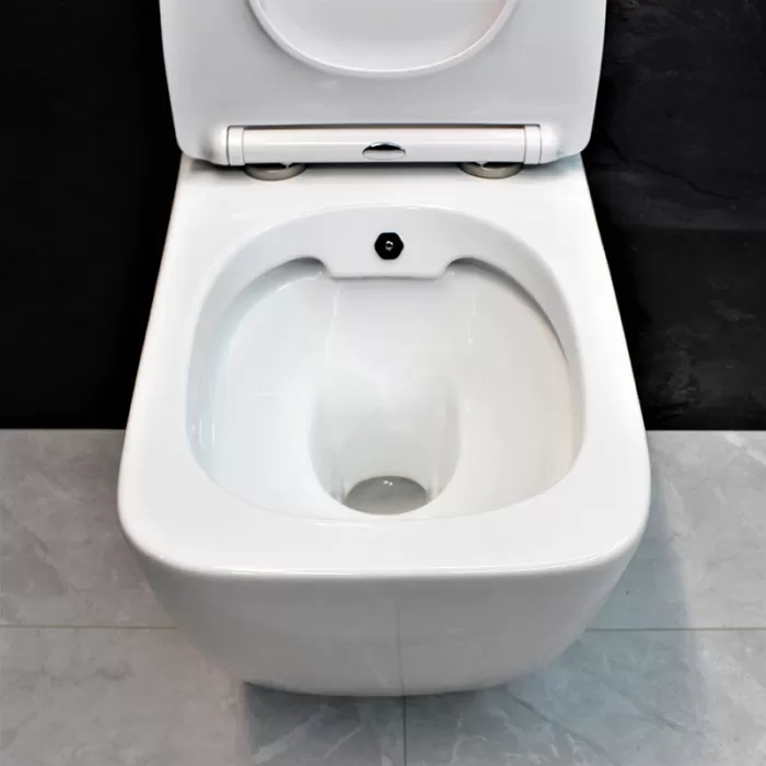 Унитаз-биде подвесной Dusel Cubis Mix DWHT10201030М со смесителем и сиденьем Slim Soft-Close