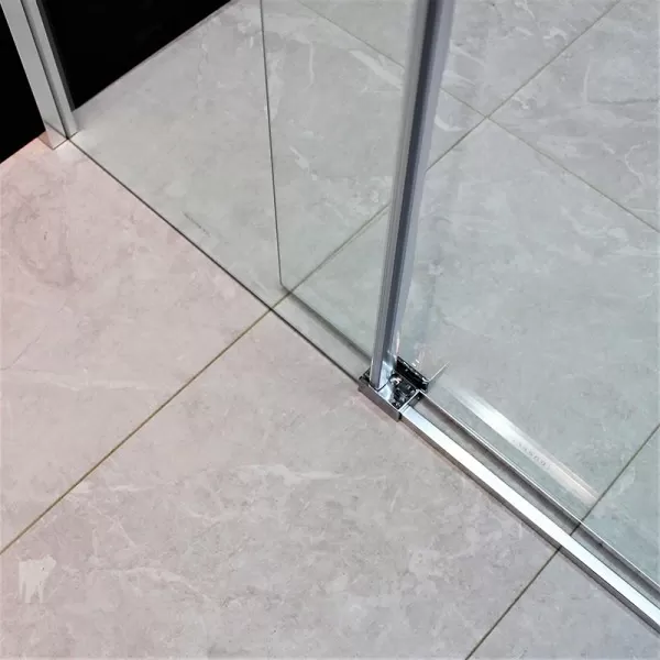 Душевая кабина Dusel DL194 Chrome 90х90х190, двери раздвижные, прозрачное стекло
