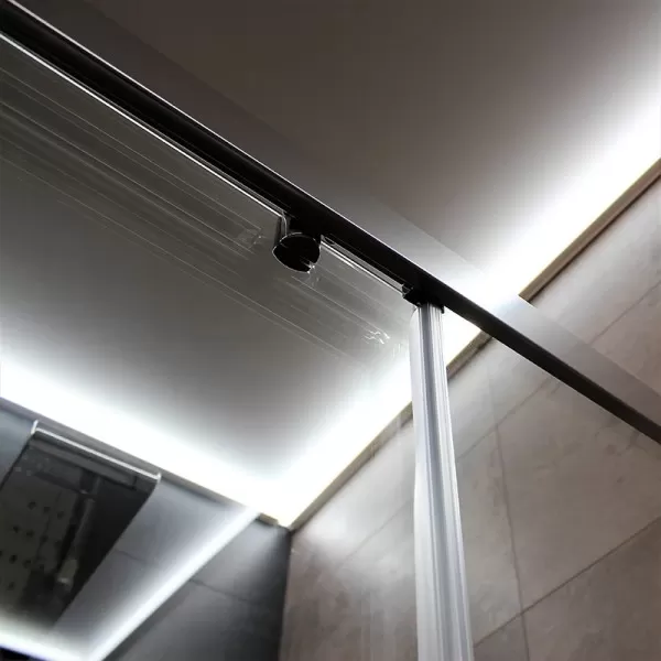 Душевая кабина Dusel DL194 Chrome 90х90х190, двери раздвижные, прозрачное стекло